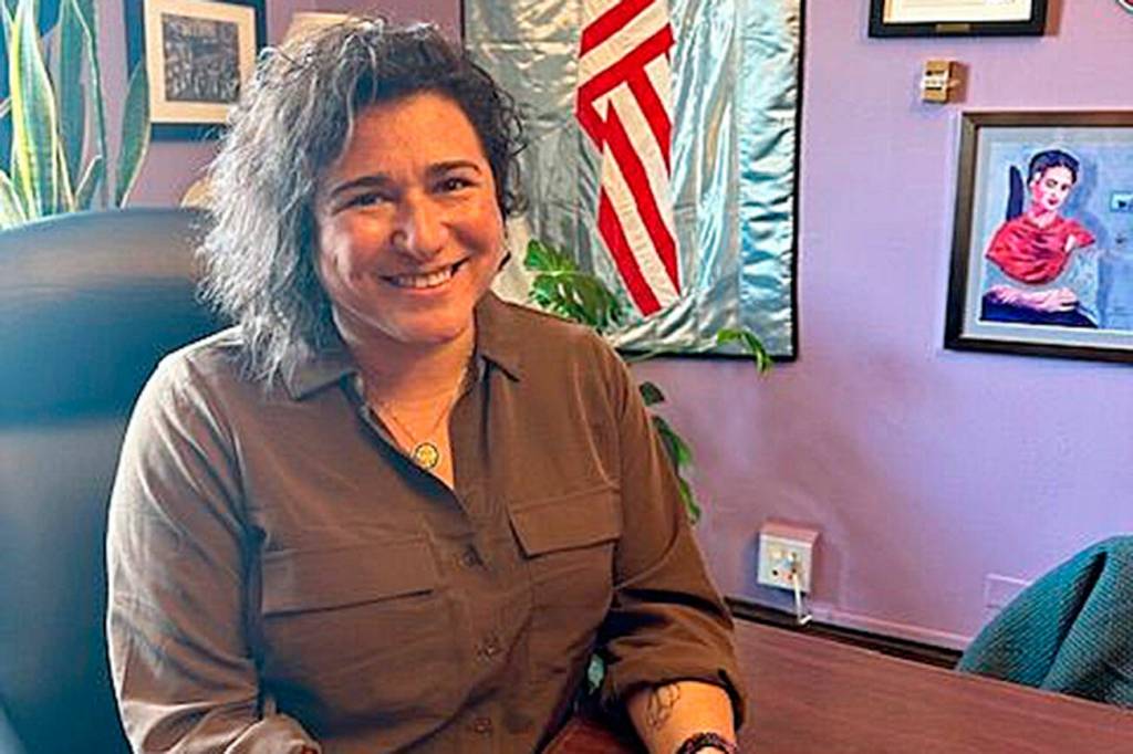 Mike De Felice/Kitsap News Group photos
6th Districts U.S. Rep. Emily Randall (D-WA) in her Washington, D.C. office.